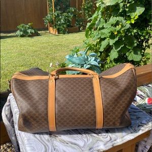 CELINE Boston Bag  Browns PVC